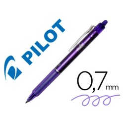 Boligrafo pilot frixion clicker borrable 0,7 mm color violeta