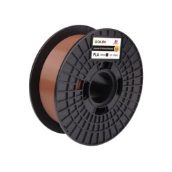 Filamento 3d colido gold pla 1,75 mm 1 kg marron