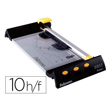 Cizalla fellowes neutron plus a4 de rodillo hasta 10 hojas 80 gr