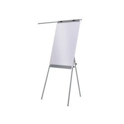Pizarra blanca rocada con tripode para conferencias magnetica lacada brazo extensible 68x104 cm altura