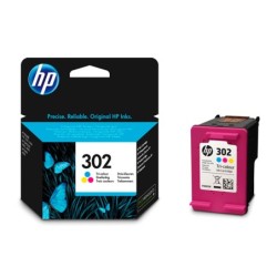 Ink-jet hp 302 deskjet 1110 / 2130 / 3630 officejet 3830 / 4650 envy 4520 tricolor 165 pag
