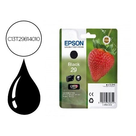 Ink-jet epson home 29 t2981 xp435/330/335/332/430/235/432 negro 175 pag