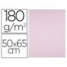 Cartulina liderpapel 50x65 cm 180g/m2 rosa paquete de 25 hojas