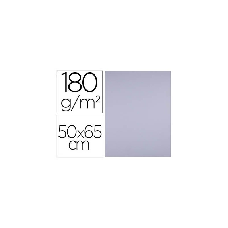 Cartulina liderpapel 50x65 cm 180g/m2 lila paquete de 25 hojas