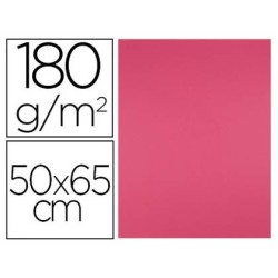 Cartulina liderpapel 50x65 cm 180g/m2 fucsia paquete de 25 hojas