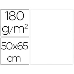 Cartulina liderpapel 50x65 cm 180g/m2 blanco paquete de 25 hojas