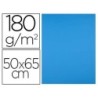 Cartulina liderpapel 50x65 cm 180g/m2 azul turquesa paquete de 25 hojas