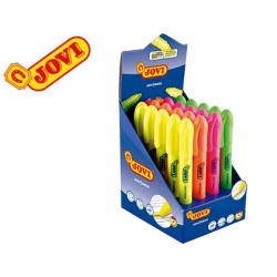 Marcador de cera gel jovi fluorescente expositor de 20 unidades colores surtidos
