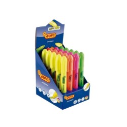 Marcador de cera gel jovi fluorescente expositor de 20 unidades colores surtidos