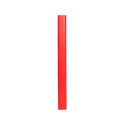 Carpeta con recambio antartik a4 cuadro 5mm forrada 4 anillas 25mm redondas color rojo
