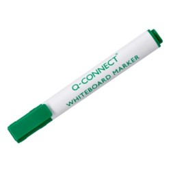 Rotulador q-connect pizarra blanca color verde punta redonda 3 mm