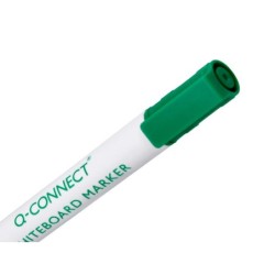 Rotulador q-connect pizarra blanca color verde punta redonda 3 mm