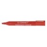 Rotulador q-connect marcador permanente rojo punta biselada 5 mm