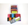 Portatarjetas de credito pvc base opaca capacidad 10 tarjetas expositor de 30 unidades colores surtidos