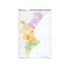 Mapa mudo color din a4 comunidad valenciana politico