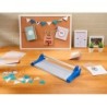 Cizalla q-connect metalica de rodillo de 44 cm con base de aluminio