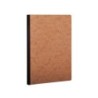 Libreta age-bag tapa cartulina lomo cosido cuadro 5 mm 96 hojas color havana 148x210 mm