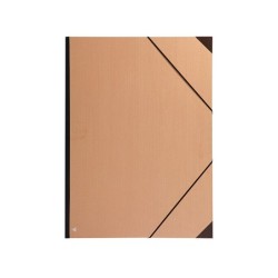 Carpeta planos clairefontaine din a3 con gomas kraft marron verjurado