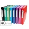 Carpeta proyectos carton compacto exacompta din a4 lomo 40 mm 600 g/m2 colores surtidos