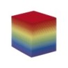 Taco papel quo vadis encolado colores arco iris 680 hojas 100% reciclado 90x90x90 mm 90 gr