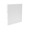 Carpeta de 2 anillas 30mm redondas exacompta din a4 carton forrado blanco