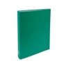 Carpeta de 2 anillas 30mm redondas exacompta din a4 carton forrado verde oscuro