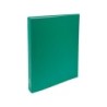 Carpeta de 4 anillas 30mm redondas exacompta din a4 carton forrado verde oscuro