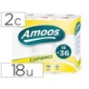 Papel higienico amoos doble largo 2 capas 120 mm diametro x 90 mm alto paquete de 18 rollos