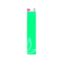 Papel crespon liderpapel 50 cm x 2,5 m 34g/m2 verde fluorescente