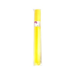 Papel crespon liderpapel rollo de 50 cm x 2,5 m 85g/m2 amarillo