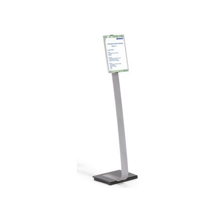 Expositor durable de suelo altura ajustable con panel frontal din a4 uso vertical/horizontal color