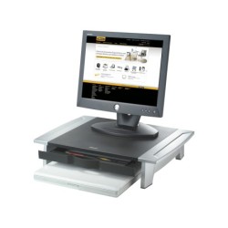 Soporte fellowes para monitor tft office suites ajustable en altura con bandeja 100/150x500x364 mm mm color