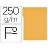 Subcarpeta cartulina gio folio pestaña derecha 250 g/m2 amarillo
