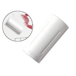 Borrador bi-office magnetico color blanco para pizarra blanca 128x60x30 mm