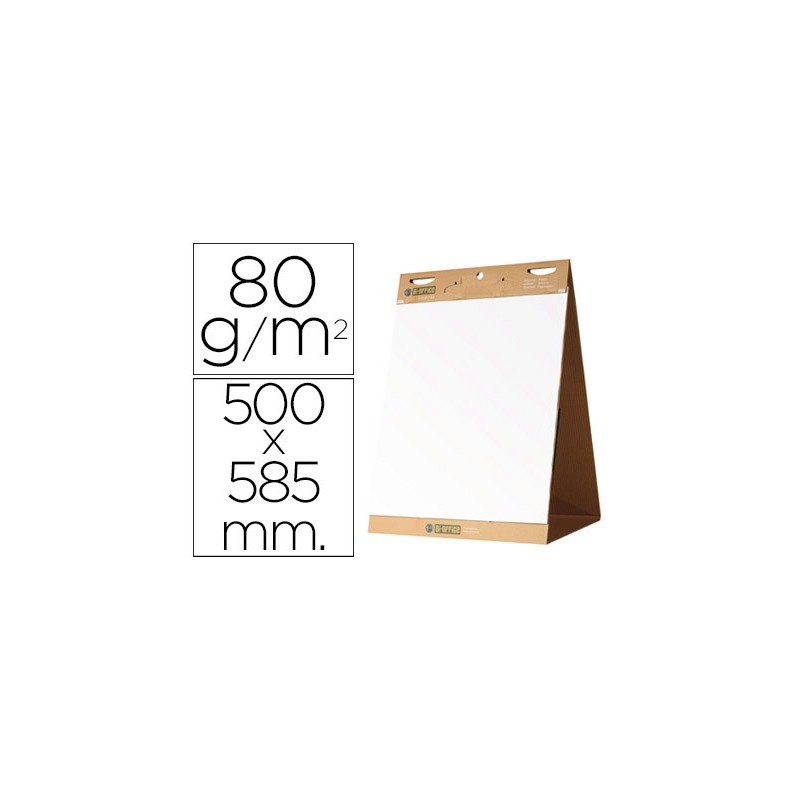 Bloc congreso bi-office liso autoadhesivo sobremesa 500x585 mm papel de 80g/m2 Bloc congreso bi-office liso autoadhesivo sobremesa 500x585 mm papel de 80g/m2