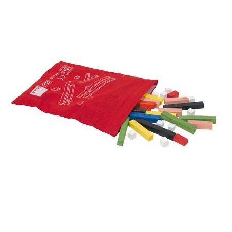 Juego goula didactico regletas en bolsa 55 piezas