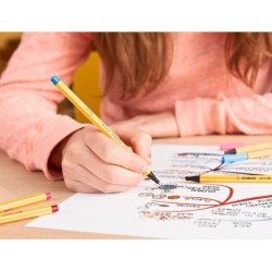 Rotulador stabilo punta de fibra point 88 estuche de 10 unidades colores surtidos