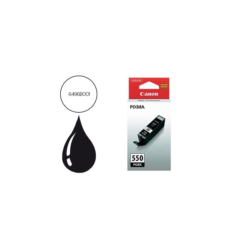 Ink-jet canon pgi-550 pixma mg 5450 / ip7250 / mg6350 negro 15 ml
