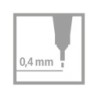 Rotulador stabilo punta de fibra point 88 estuche de 10 unidades colores surtidos