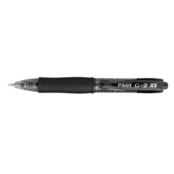 Boligrafo pilot g-2 pixie negro tinta gel retractil sujecion de caucho