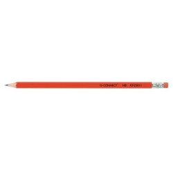 Lapices de grafito q-connect hexagonal con goma n.2 hb