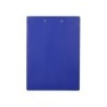 Portanotas q-connect miniclips pvc din a4 azul