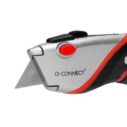 Cuter q-connect metalico ancho aleacion de aluminio - 2 cuchillas de repuesto - cuchilla 19 mm xd-8300 blister 1 unida