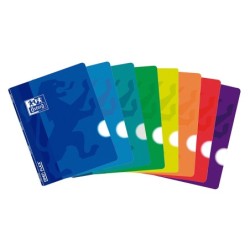 Libreta escolar oxford tapa flexible optik paper openflex 48 hojas 90 gr din a4 liso colores surtidos