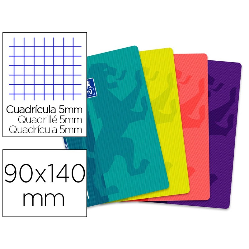 Libreta escolar oxford tapa flexible optik paper openflex 48 hojas 90 gr 90 x 140 mm cuadro 5 mm colores surtidos Libreta escolar oxford tapa flexible optik paper openflex 48 hojas 90 gr 90 x 140 mm cuadro 5 mm colores surtidos