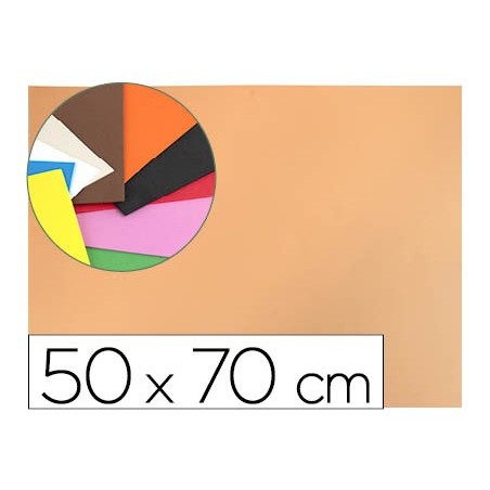 Goma eva liderpapel 50x70cm 60g/m2 espesor 1.5mm piel