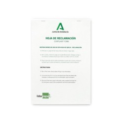 Libro liderpapel hojas de reclamaciones junta de andalucia din a4 25 juegos original  2 copias