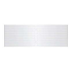 Libreta liderpapel pautaguia tapa cartoncillo 32 hojas din a5 70 g cuadriculado pautado 4 mm apaisado con margen