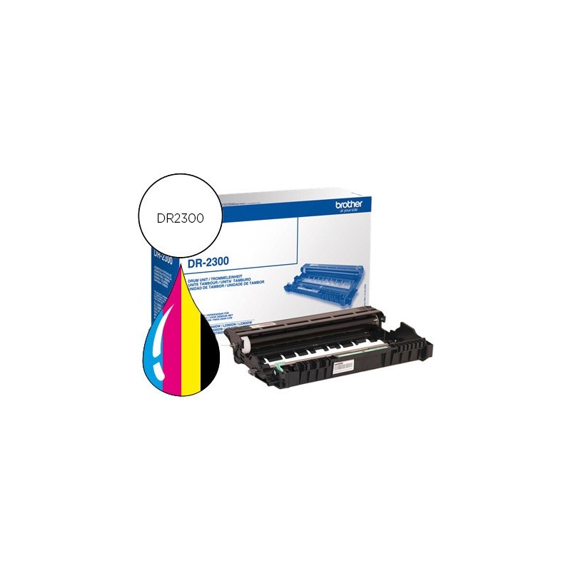Tambor brother dr-2300 dcpl2500d/ dcpl2520dw / mfcl2700dw / mfcl2720dw negro 12000 paginas