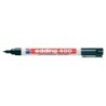 Rotulador edding marcador permanente 400 negro punta redonda 1 mm recargable